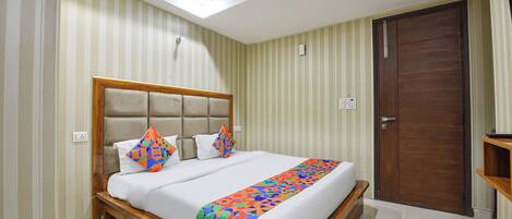 Rom – premium | Sengetøy i egyptisk bomull, sengetøy av topp kvalitet og safe på rommet