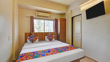 Egyptiske bomuldslagner, premium-sengetøj, pengeskab på værelset