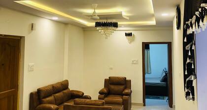 Spacious 3-bedroom apartment with WiFi, AC in delightful Hyderabad by GRV Group.