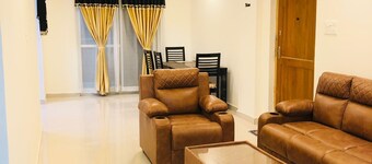 Spacious 3-bedroom apartment with WiFi, AC in delightful Hyderabad by GRV Group.