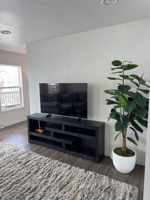 Living area -  Lakefront Cottage on Lake Winnebago (Hilbert)