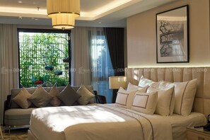 Premium Double Room | Frette Italian sheets, premium bedding, down comforters - The Haron Hanoi Boutique Hotel (Hanoi)
