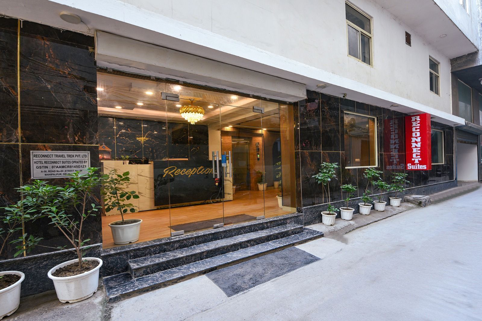 Fassade der Unterkunft