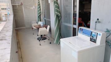 屋外ダイニングエリア