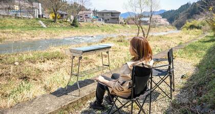 River x BBQ x Popular Roadside Station Enjoy the / Tonegun Gunma