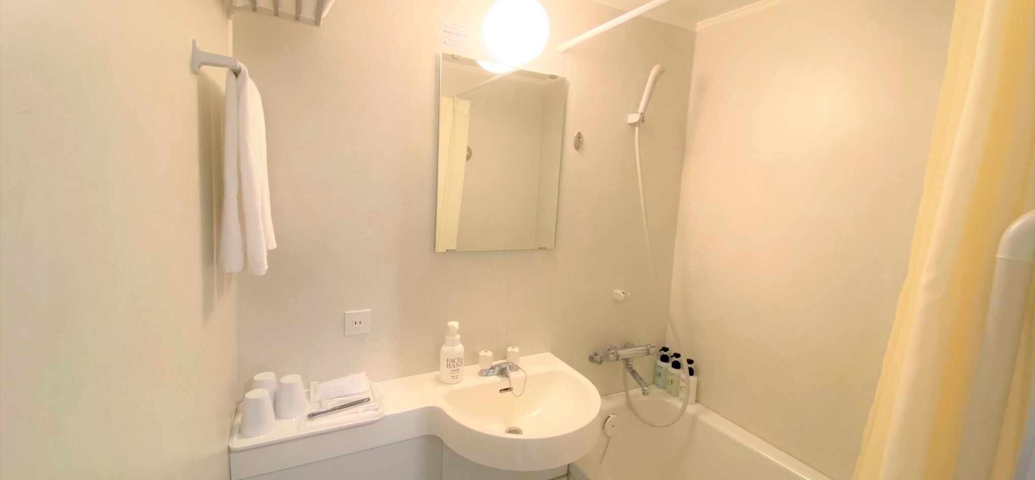 Hair dryer, towels