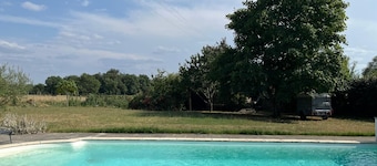 House and pool