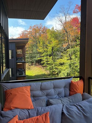 Property grounds - Le Panache Alpin| Condo-Spa-at the foot of Mont Orford  (Orford)