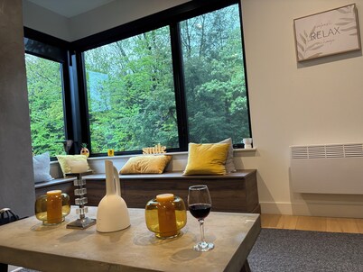 Le Panache Alpin| Condo-Spa-at the foot of Mont Orford