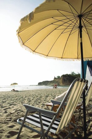 Accommodatie ligt op het strand