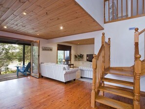 TV, fireplace, DVD player
