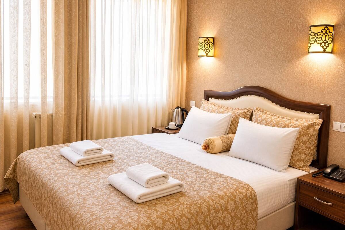 Comfort Double Room, 1 Bedroom, Air conditioning, Sea View | Premium bedding, blackout drapes, soundproofing, cribs (free)