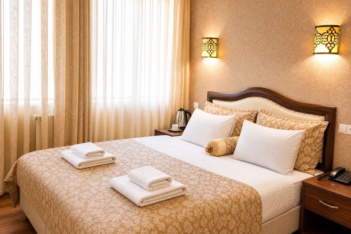 Comfort Double Room, 1 Bedroom, Air conditioning, Sea View | Premium bedding, blackout curtains, soundproofing, free cots/infant beds