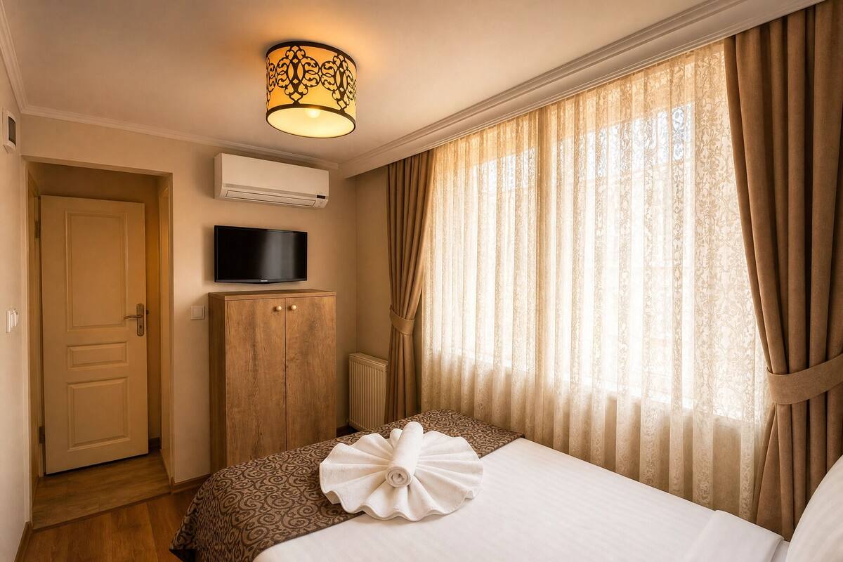 Comfort Single Room, 1 Bedroom, Accessible Bathtub | Premium bedding, blackout drapes, soundproofing, cribs (free)