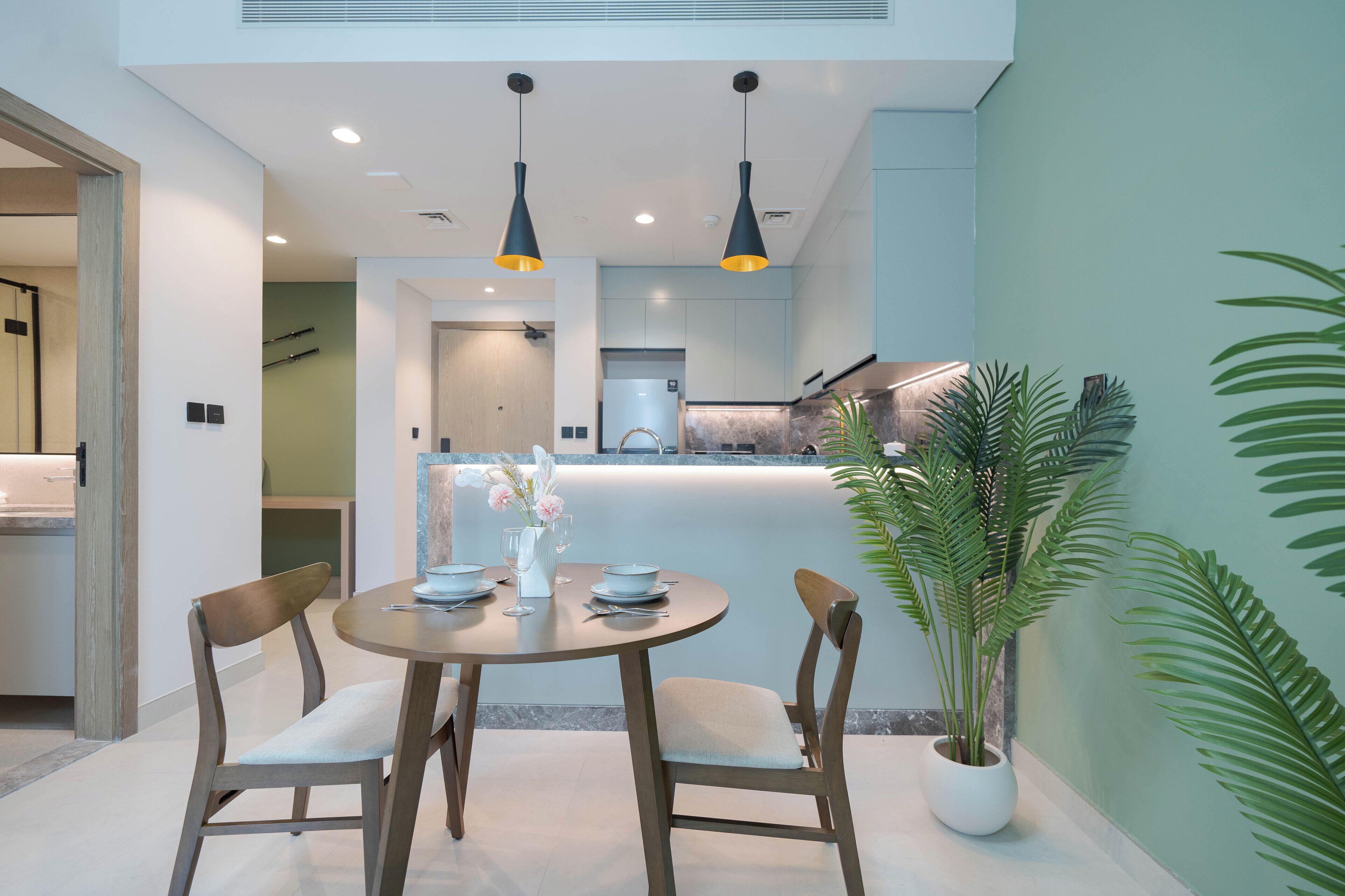 Deluxe Apartment, Balcony | In-room dining