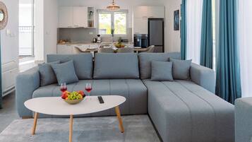 Villa | Living area | Flat-screen TV
