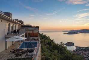 Villa, Sea View, Poolside | Terrace/patio