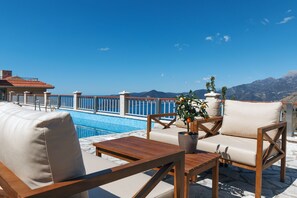 Villa, Sea View, Poolside | Terrace/patio