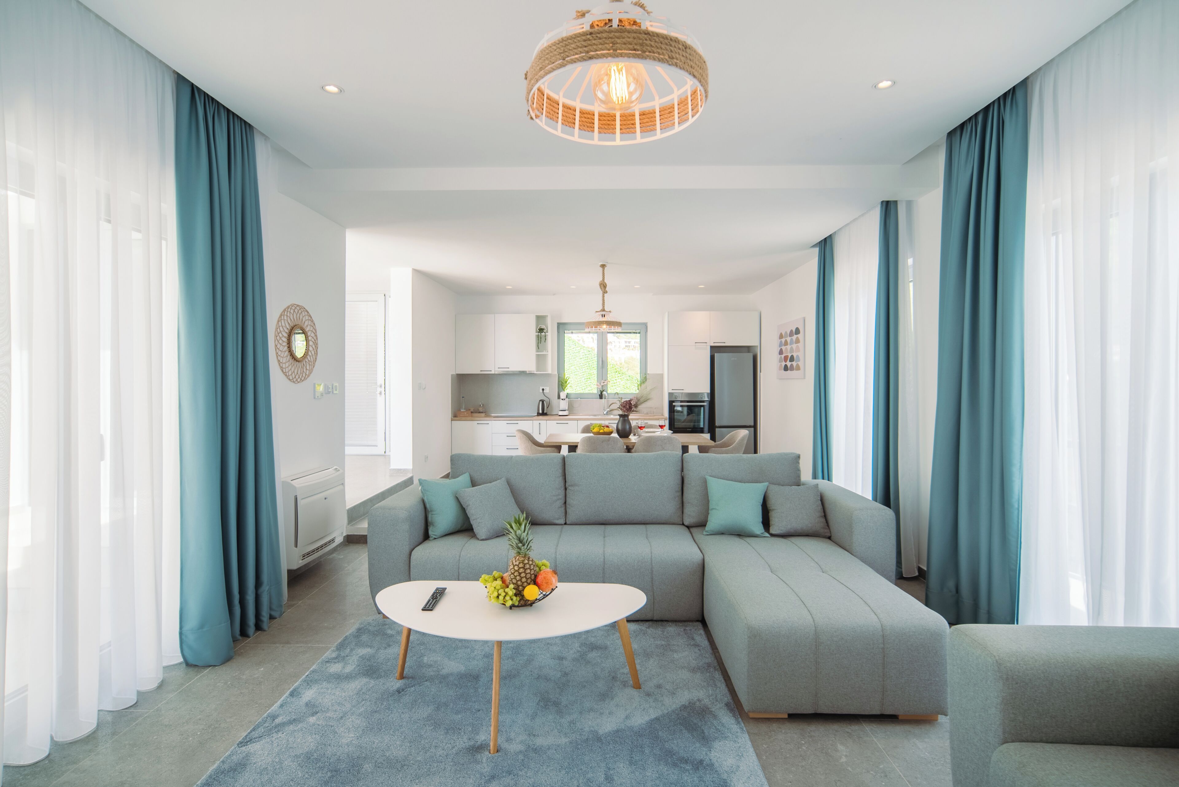 Deluxe Villa | Living area | Flat-screen TV