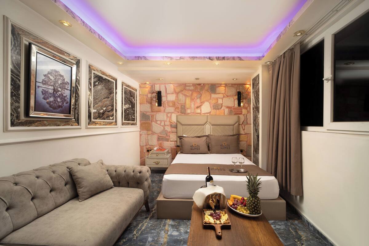 Comfort-studiolejlighed | Individuelt design, individuel indretning, skrivebord, gratis Wi-Fi