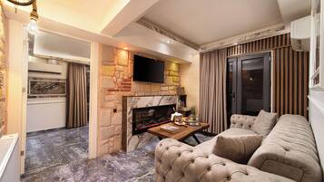 Luksus-studiosuite | Individuelt dekorert, individuelt innredet og skrivebord