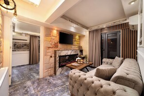 Luksus-studiosuite | Individuelt design, individuel indretning, skrivebord, gratis Wi-Fi