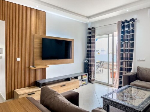 Terrace with bioclimatic pergola - High-end apartment in Imi Ouaddar