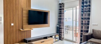 Terrace with bioclimatic pergola - High-end apartment in Imi Ouaddar