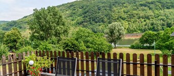Apartamento 'Moselglück' con vistas a la montaña, Wi-Fi y aire acondicionado