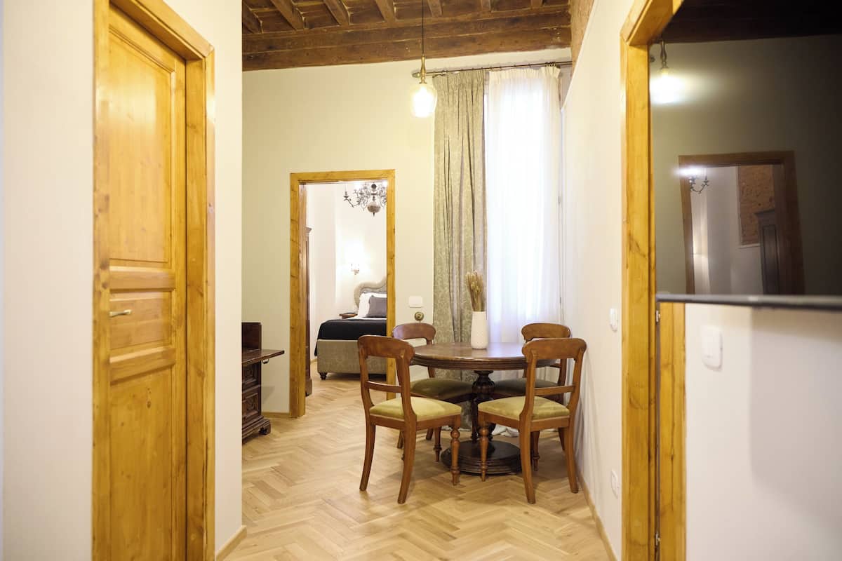Desk, blackout curtains, iron/ironing board, free WiFi