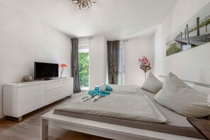 1 Schlafzimmer, Bügeleisen/Bügelbrett, WLAN, Bettwäsche