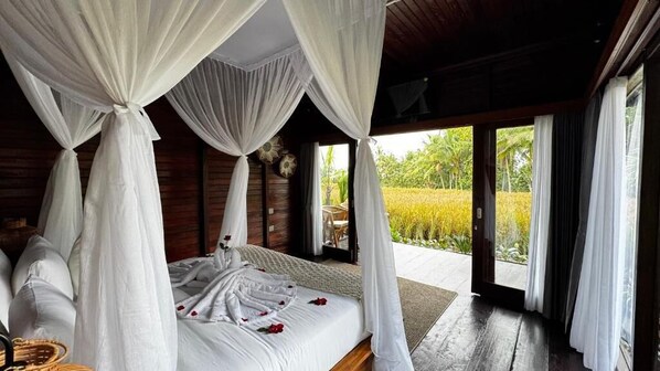 View from room - Eco Oasis Wooden Villa (Tegallalang)