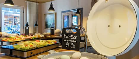 Daily local cuisine breakfast (EUR 15.00 per person)