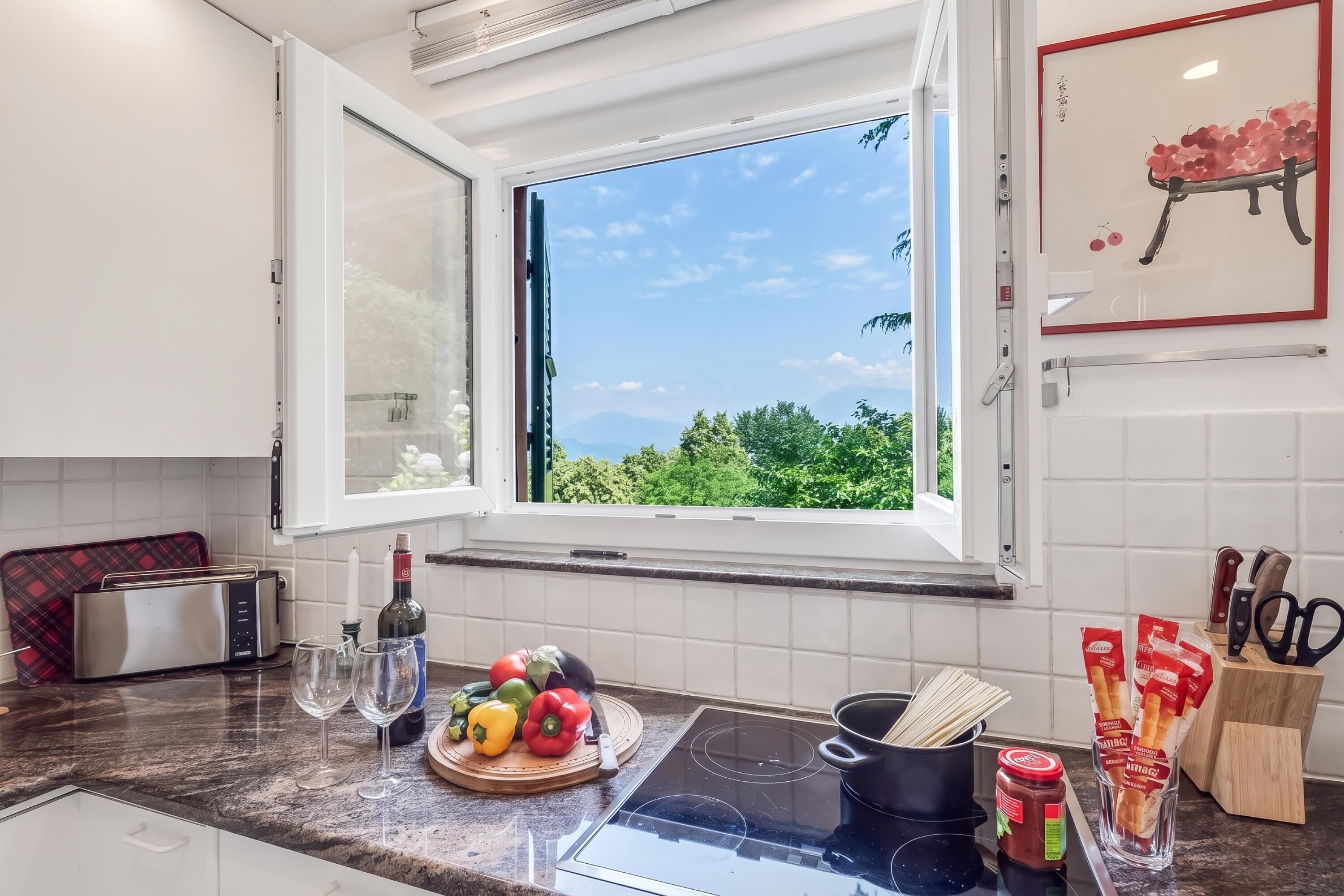 Nhà Tiêu chuẩn, 3 phòng ngủ, 2 phòng tắm, cạnh núi (Family Villa - Casa Nido with) | Bếp riêng