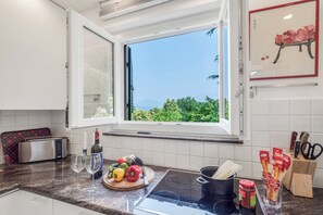 Kühlschrank, Ofen, Herdplatte, Geschirrspüler