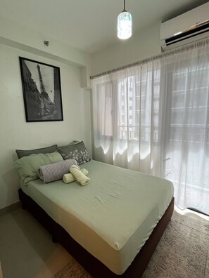 1 dormitorio, tabla de planchar con plancha, wifi gratis y ropa de cama