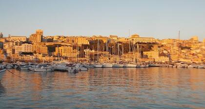 House with mediterraneo sea view.