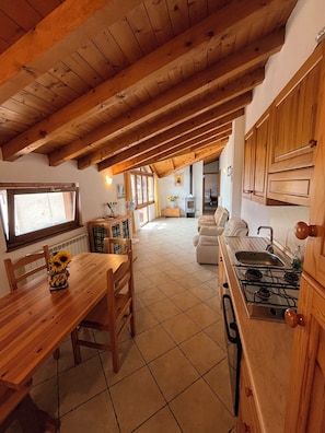 Penthouse, Lake View | Private kitchen - B&B Garzola (Ossuccio)