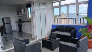 Apartment, 1 Bedroom, Balcony | Living room - Appartamento N 7 AL Secondo Piano (Trou aux Biches)