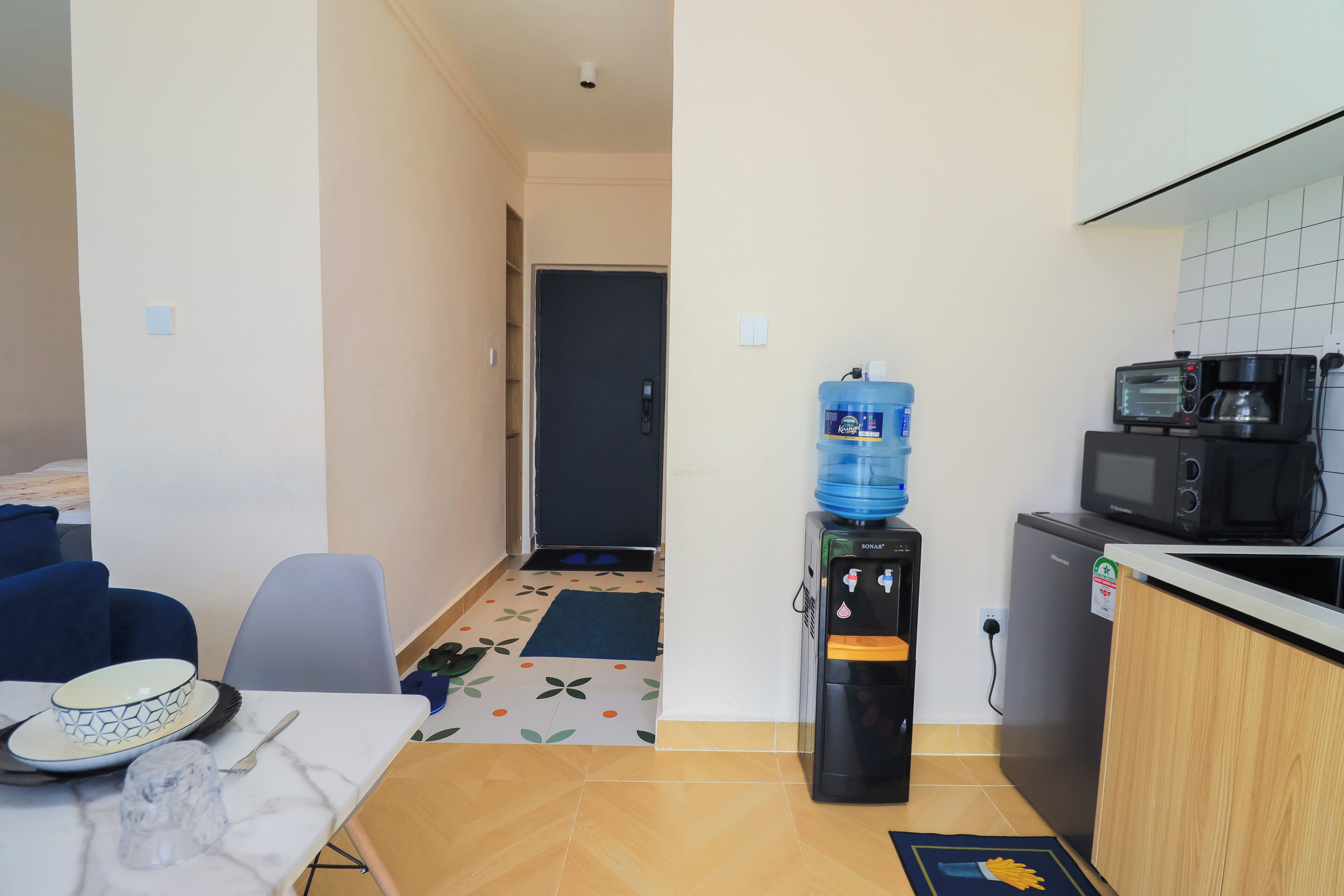 Deluxe maisonnette, uitzicht op park | Een bureau, een laptopwerkplek, verduisterende gordijnen, gratis wifi