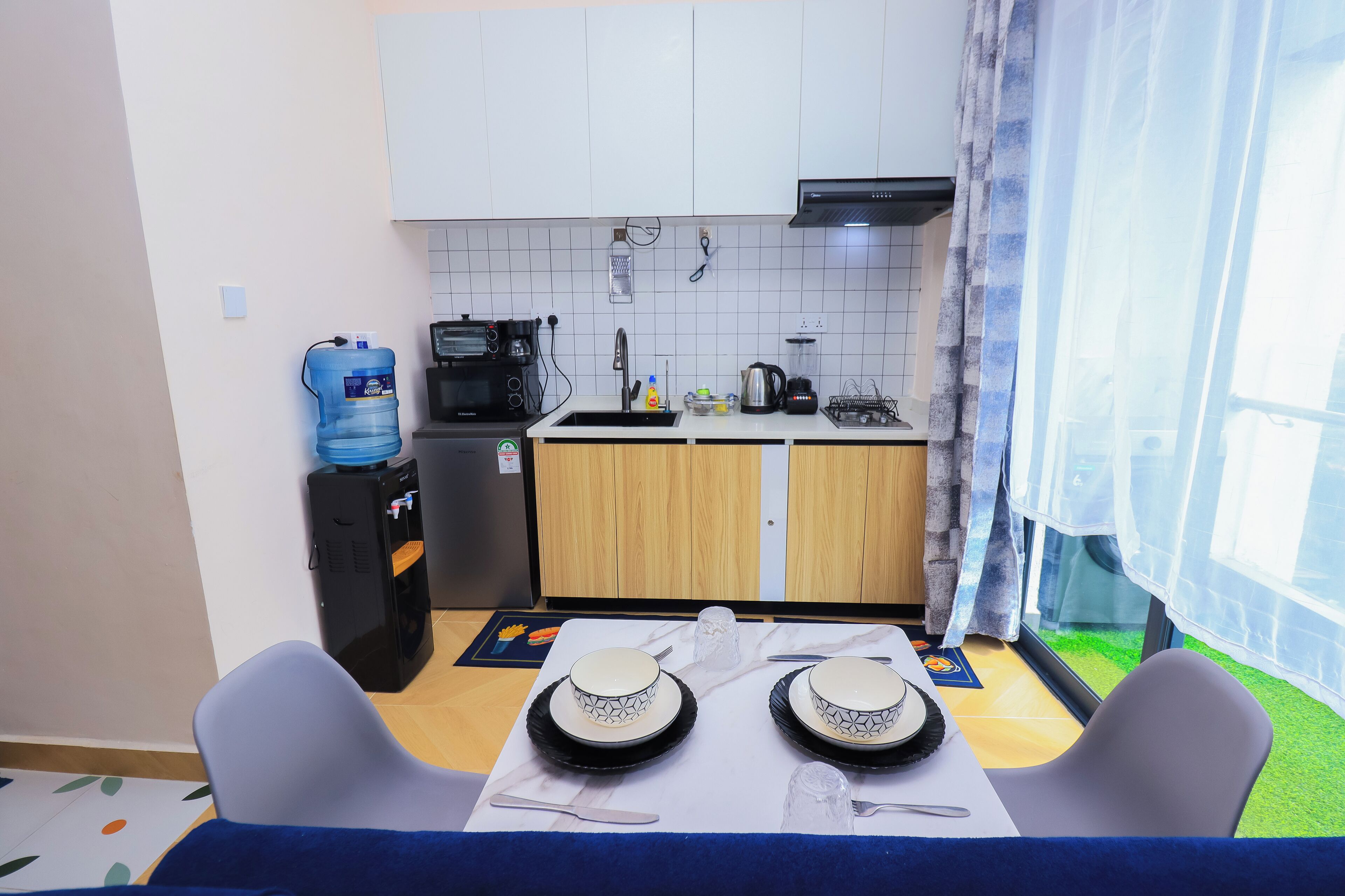 华丽复式, 公园景观 | 私人厨房