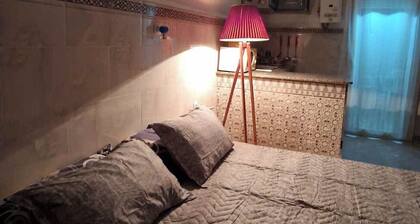 Studio with terrace 10 mn from airport and beach sablette beatch