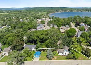 منظر من الجو على ارتفاع عالٍ