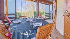Dining - Apartment T2 with porch and pets allowed (Barbotan-les-Thermes)