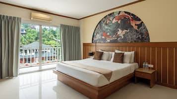 Double Room, Balcony, Mountain View | In-room safe, laptop workspace, blackout curtains, iron/ironing board