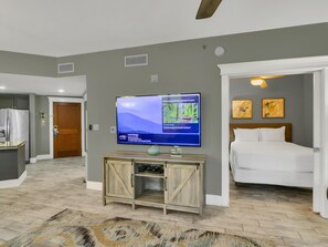 1 sovrum, internet och sängkläder