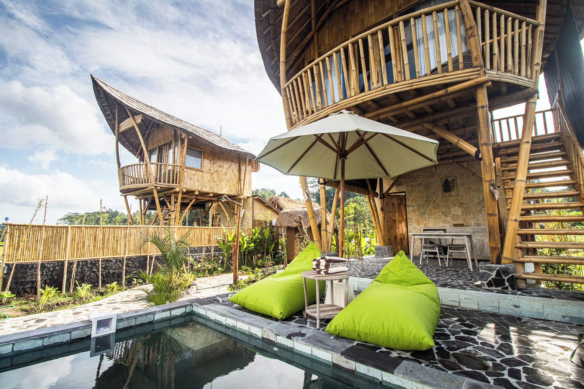 Façade de l’hébergement