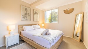 2 bedrooms, iron/ironing board, travel crib, free WiFi