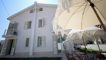 Fassade der Unterkunft