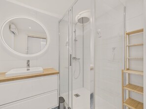Shower, hair dryer